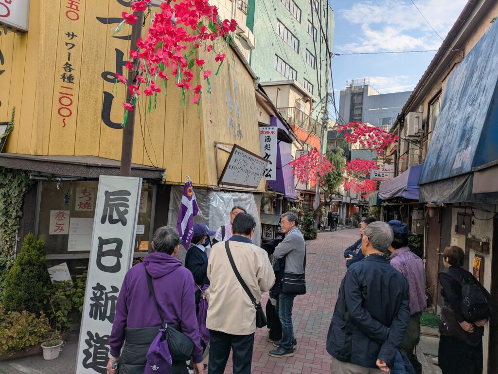辰巳新道を歩く立教会